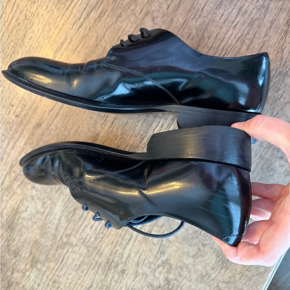 Celine Black Women's Oxfords - Picture 2 of 5